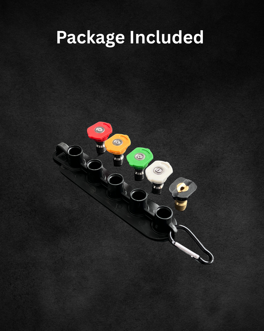 FGDCHNJ 5PACK Pressure Washer Nozzle Tips Set with Nozzle Holder