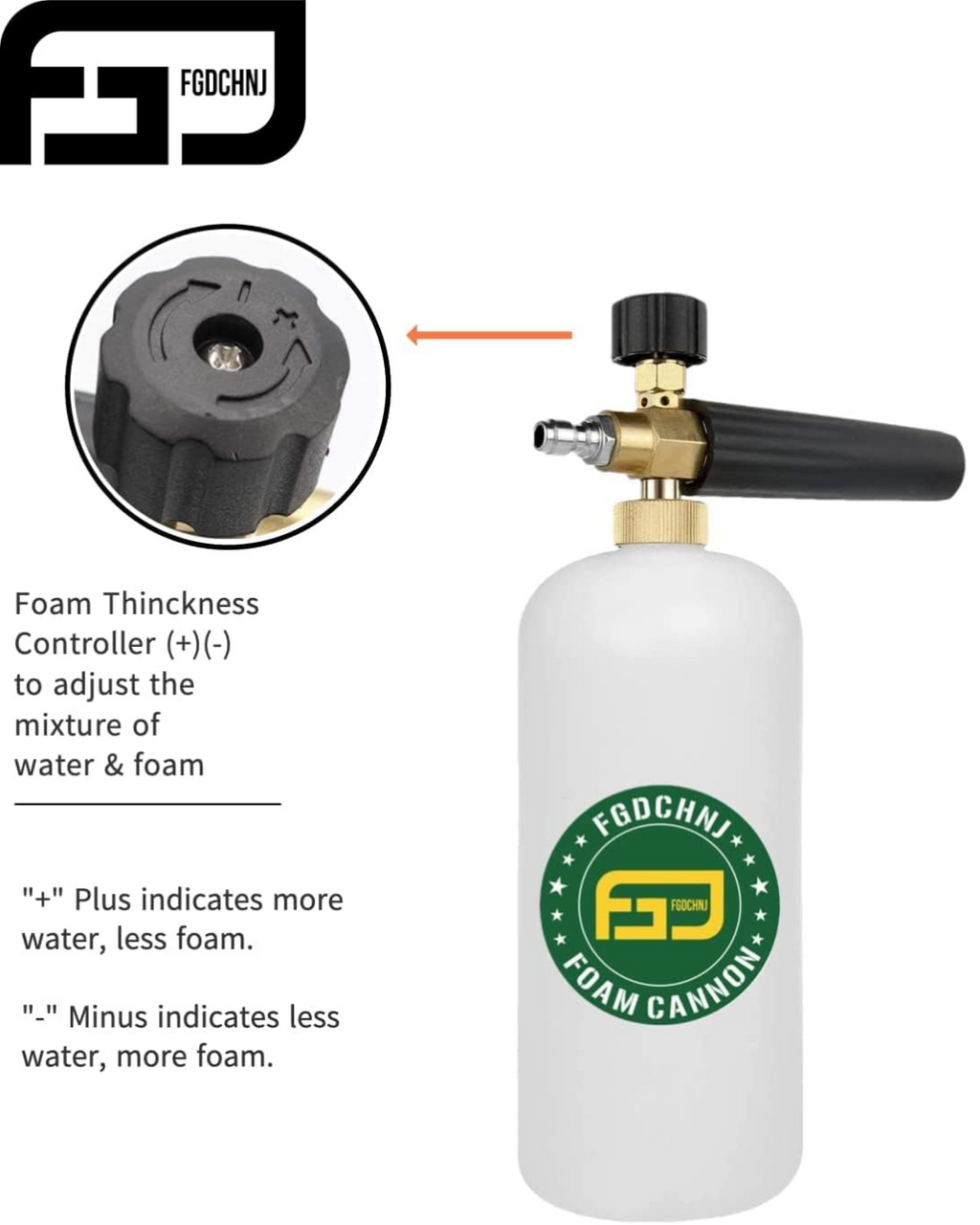 Foam Cannon 2th + Tips Package