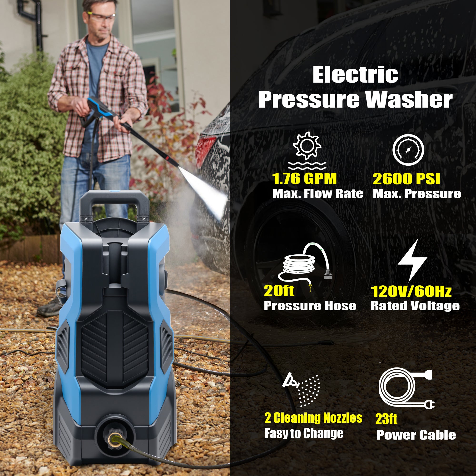 FGD-2600PSI Pressure Washer