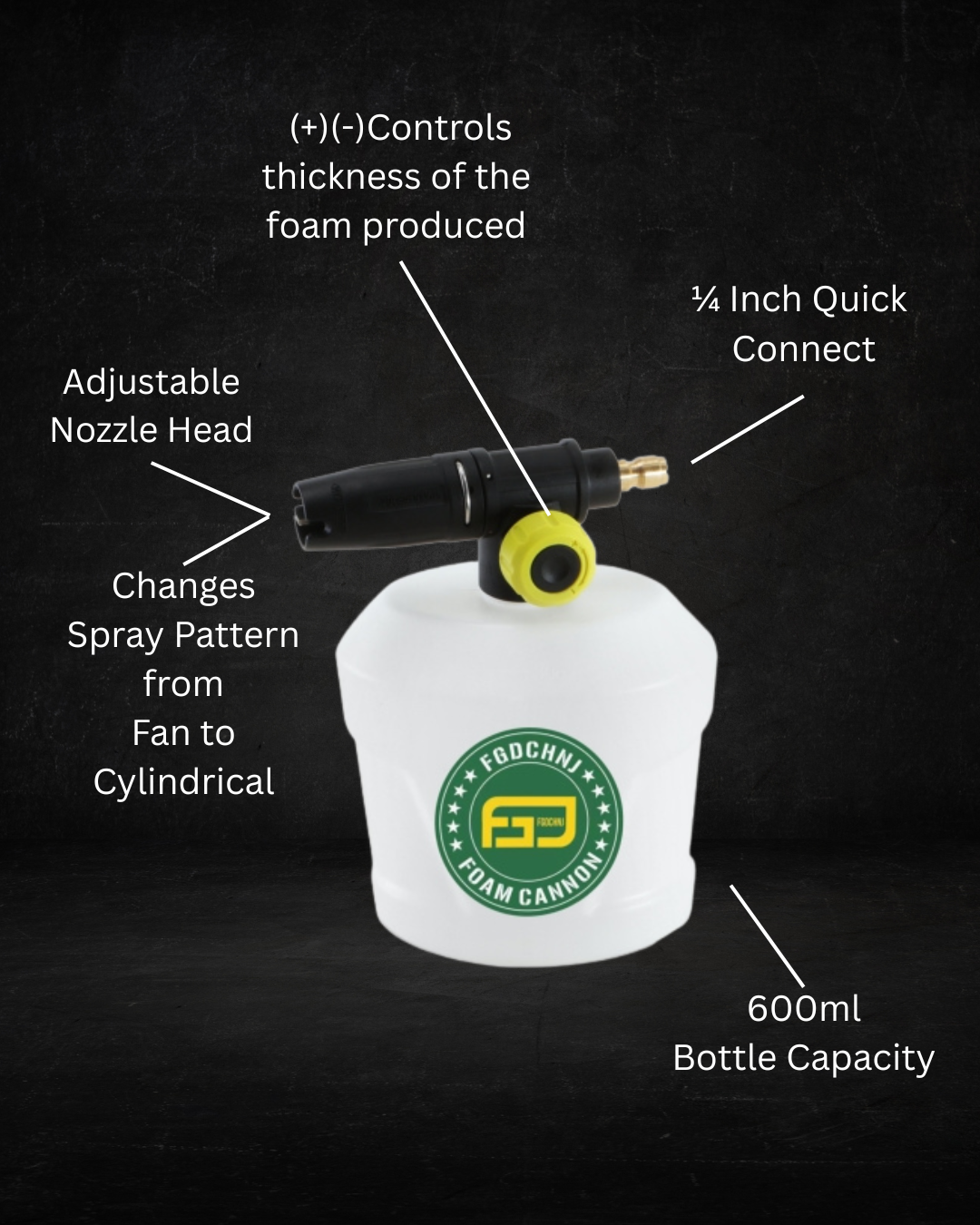 FGDCHNJ Foam Lance 600ml – Compact Series