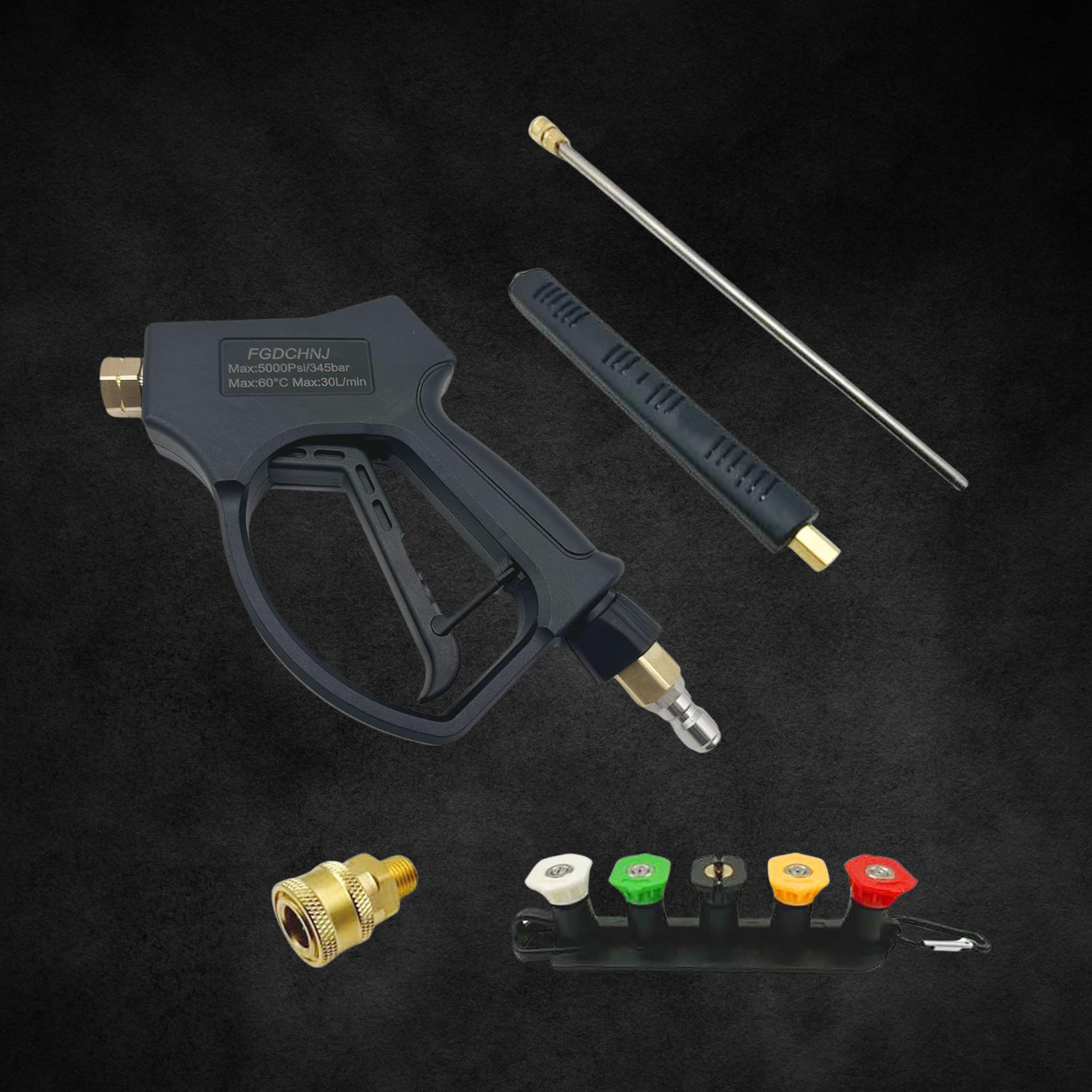 FGDCHNJ PowerWash Pro – 5000PSI Gun with 40” Extension